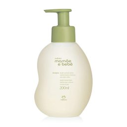 Shampoo Natura Mamãe e Bebê 200ml – Vegano, Suave e Hipoalergênico