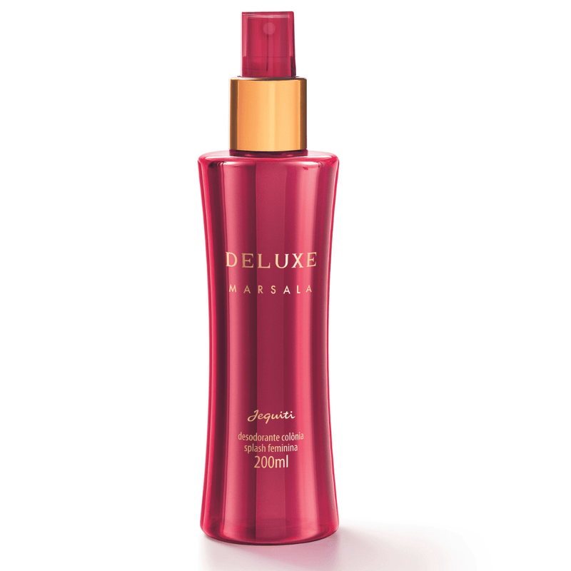 Desodorante Colônia Deluxe Marsala Jequiti 200ml Splash Feminina