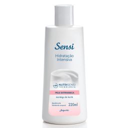 Desodorante Hidratante Corporal Sensi Hidratação Intensiva Pele Extrasseca 220ml Jequiti