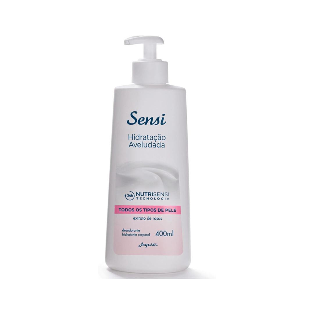 Desodorante Hidratante Sensi Extrato De Rosas 400ml Jequiti