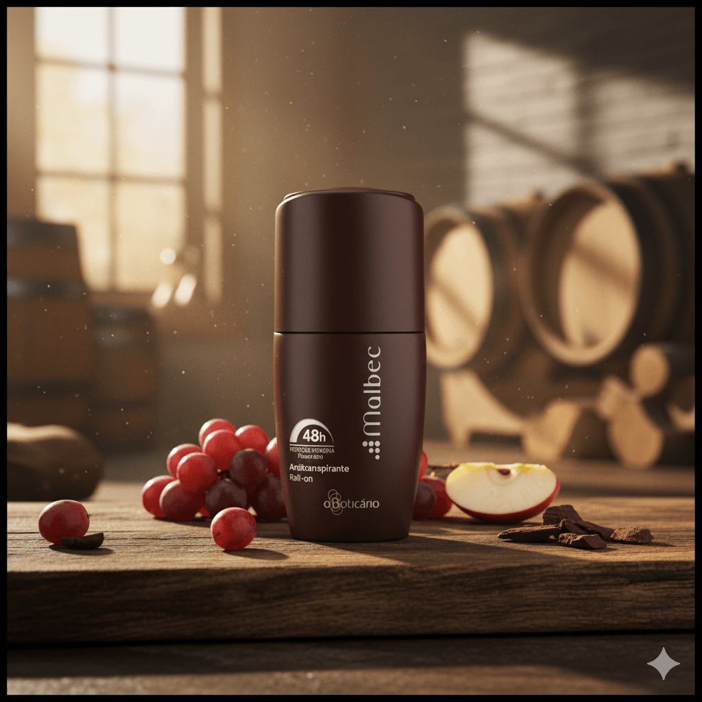 Desodorante Roll-on Malbec 55ml Amadeirado Frutal Boticário - Imagem 2