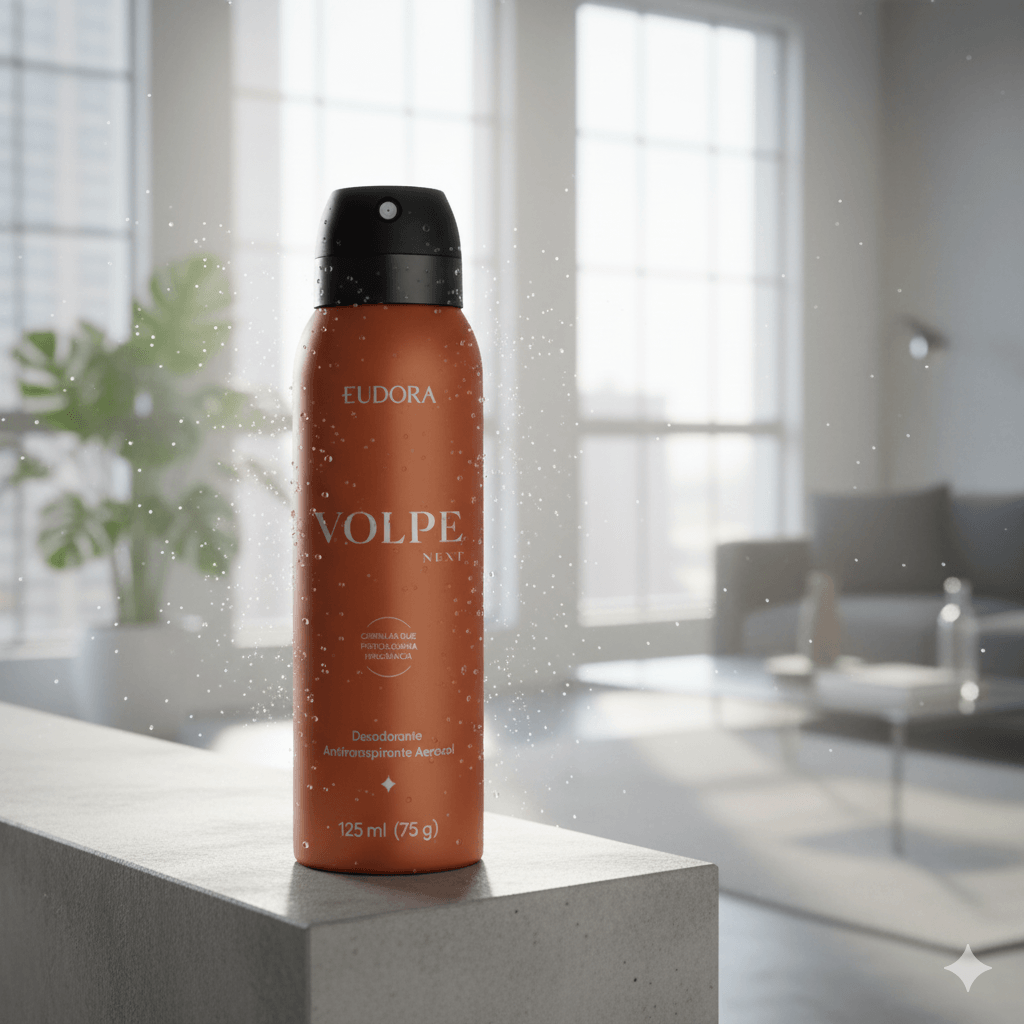 Eudora Volpe Next Desodorante Aerossol 125ml Amadeirado Especiado - Imagem 2