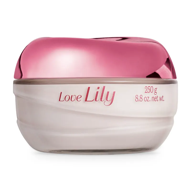 Creme Acetinado Desodorante Hidratante Corporal Love Lily 250g Boticário
