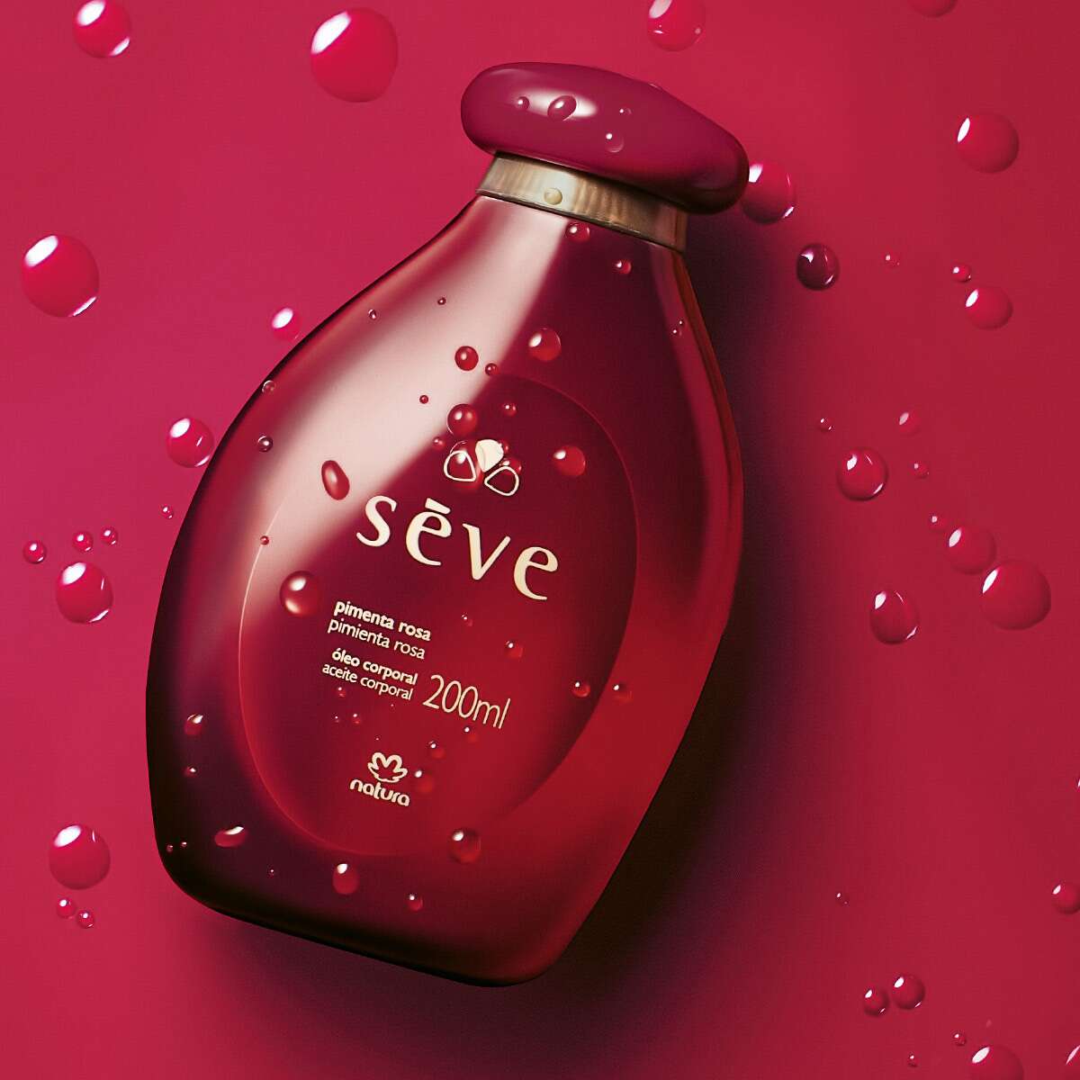 Óleo Desodorante Sève Pimenta Rosa 200ml Natura - Imagem 2