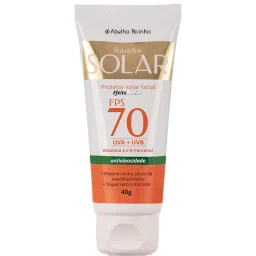 Protetor Solar Facial Efeito Matte Antioleosidade FPS70 40g Abelha Rainha