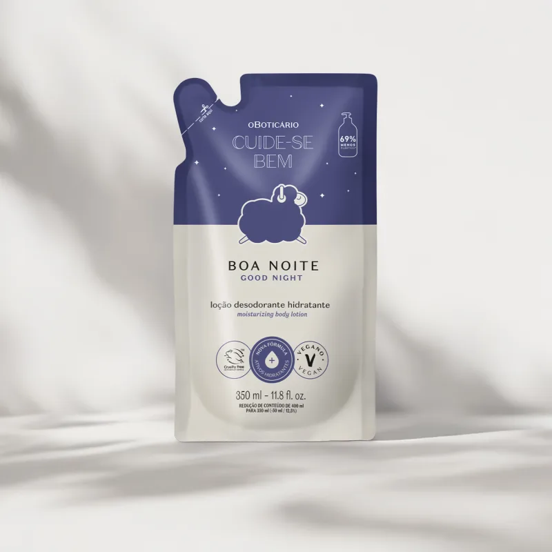 Refil Loção Cuide-se Bem Boa Noite 350ml O Boticário - Imagem 3