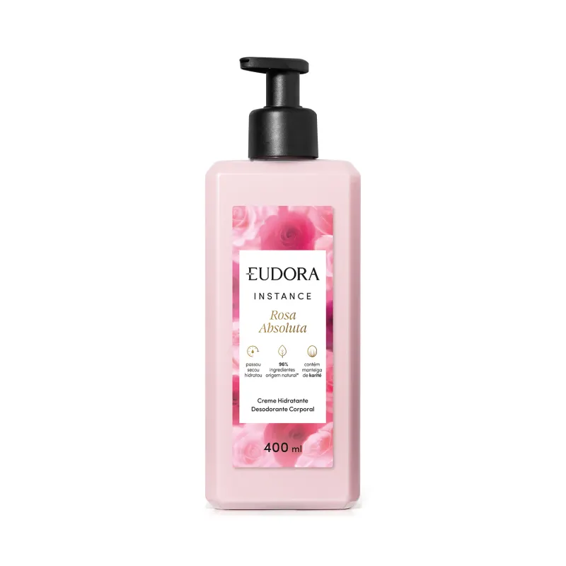 Creme Instance Rosa Absoluta Hidratante 400ml Eudora