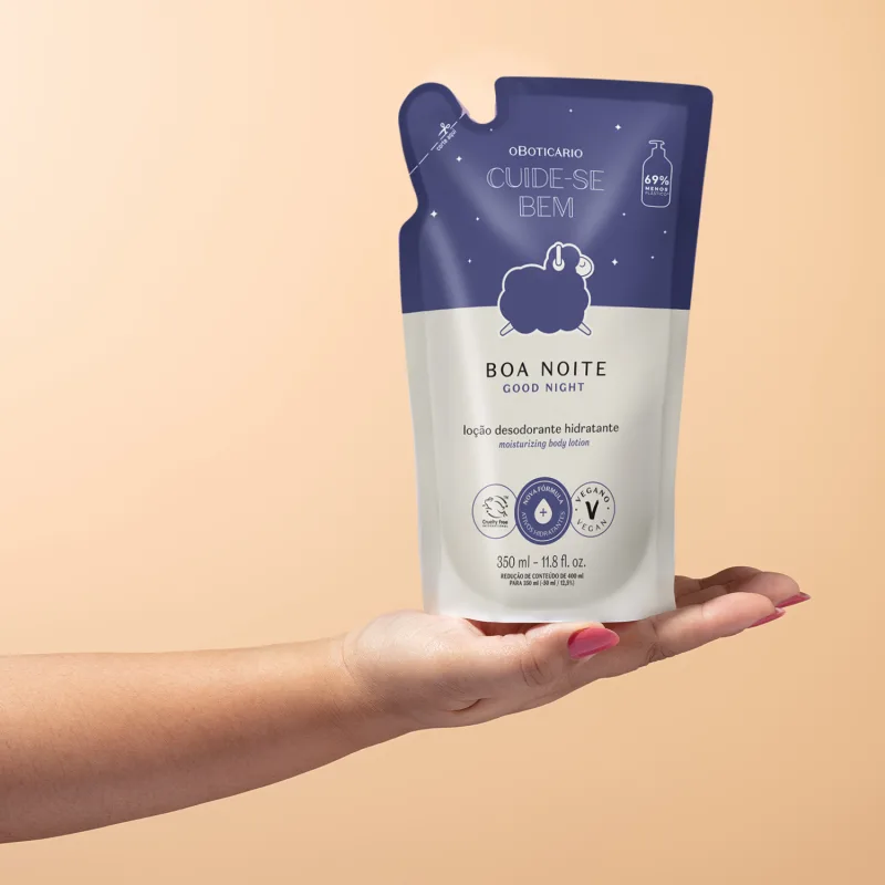 Refil Loção Cuide-se Bem Boa Noite 350ml O Boticário - Imagem 2