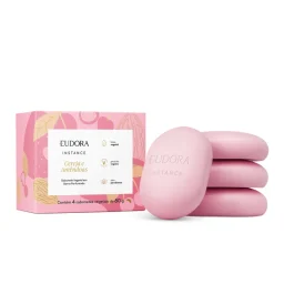 Kit Sabonetes Instance Cereja e Amêndoas 4x80g Eudora