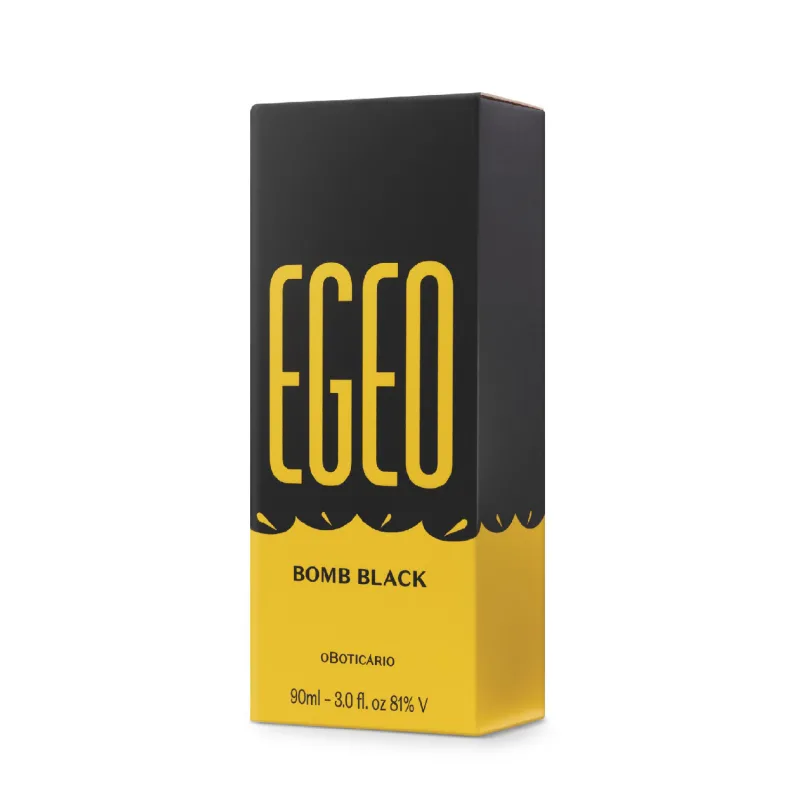 Egeo Bomb Black Desodorante Colônia 90ml O Boticário Fougère Gourmand - Imagem 3