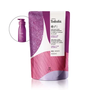 Refil Creme Hidratante Natura Tododia Ameixa e Flor de Baunilha 400ml